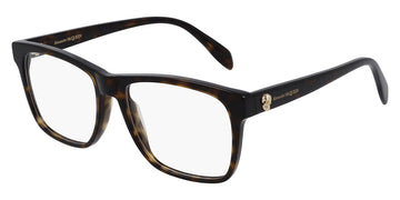 Alexander McQueen® AM0282O AM0282O 002 55 - Havana Eyeglasses