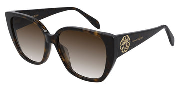 Alexander McQueen® AM0284S AM0284S 003 58 - Havana Sunglasses