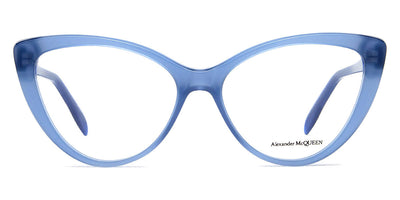 Alexander McQueen® AM0287O AM0287O 004 54 - Blue Eyeglasses