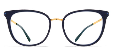 Mykita® ANNIKA MYK ANNIKA A76 Glossy Gold/Milky Indigo 50 - A76 Glossy Gold/Milky Indigo Eyeglasses