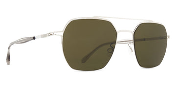 Mykita® ARLO MYK ARLO Shiny Silver / Raw Green Solid 51 - Shiny Silver / Raw Green Solid Sunglasses