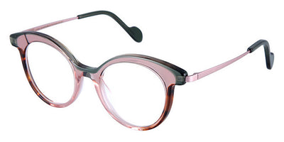 NaoNed® Aven NAO Aven 25317 45 - Transparent Powder Pink and Transparent Green Eyebrow / Powder Pink Eyeglasses