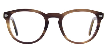 Andy Wolf® AWE01 ANW AWE01 03 51 - Brown/Silver Eyeglasses