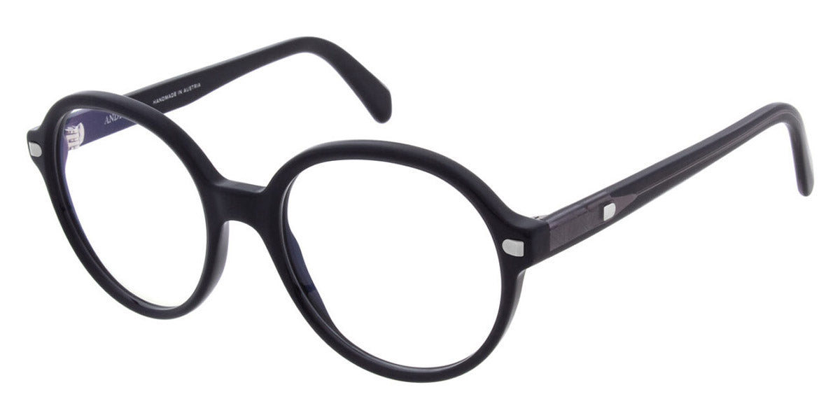 Andy Wolf® AWE03 ANW AWE03 01 53 - Black/Silver Eyeglasses