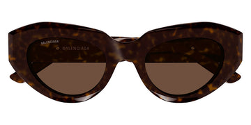 Balenciaga® BB0236S BB0236S 002 52 - Havana Sunglasses