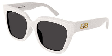 Balenciaga® BB0237SA BB0237SA 004 55 - White Sunglasses