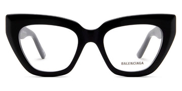 Balenciaga® BB0238O BB0238O 001 50 - Black Eyeglasses