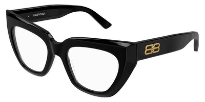 Balenciaga® BB0238O BL BB0238O Black - Eyeglasses