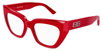 Balenciaga® BB0238O BB0238O 003 50 - Red Eyeglasses