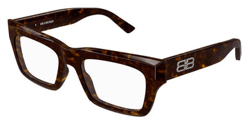 Balenciaga® BB0240O BB0240O 002 52 - Havana Eyeglasses