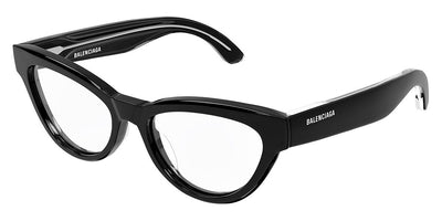 Balenciaga® BB0241O BB0241O 001 53 - Black Eyeglasses