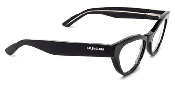 Balenciaga® BB0241O BB0241O 001 53 - Black Eyeglasses