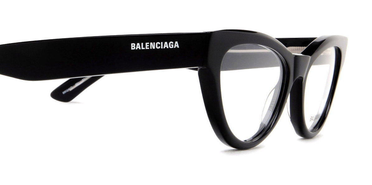 Balenciaga® BB0241O BB0241O 001 53 - Black Eyeglasses