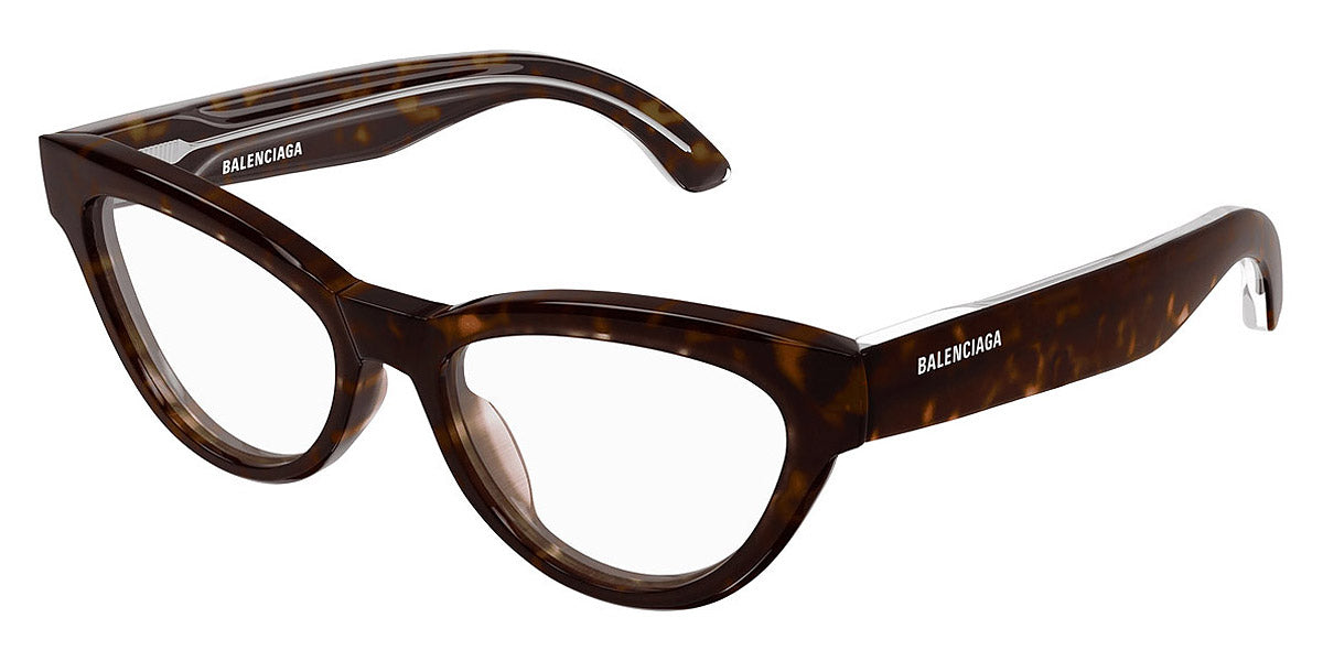 Balenciaga® BB0241O BB0241O 002 53 - Havana Eyeglasses