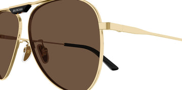 Balenciaga® BB0244S BB0244S 003 62 - Gold Sunglasses