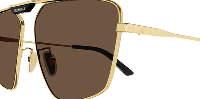 Balenciaga® BB0246SA BB0246SA 003 61 - Gold Sunglasses