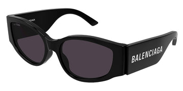 Balenciaga® BB0258S BB0258S 001 58 - Black Sunglasses