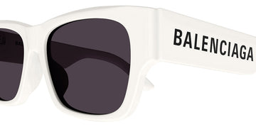 Balenciaga® BB0262SA BB0262SA 003 56 - White Sunglasses