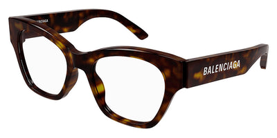 Balenciaga® BB0263O BB0263O 002 52 - Havana Eyeglasses