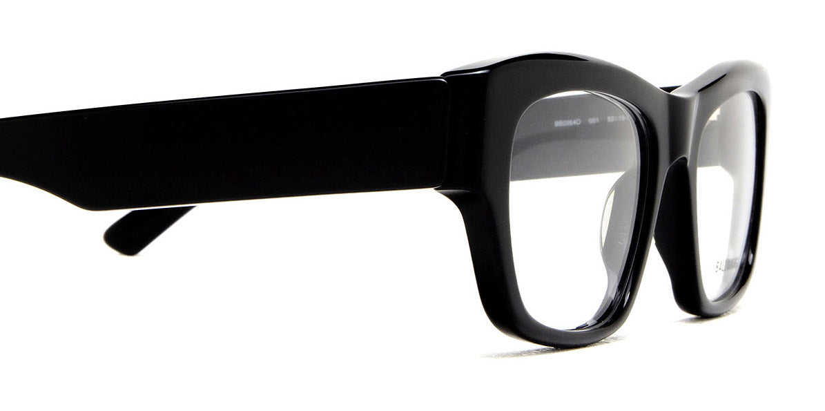 Balenciaga® BB0264O BB0264O 001 53 - Black Eyeglasses