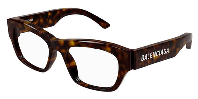 Balenciaga® BB0264O BB0264O 002 53 - Havana Eyeglasses