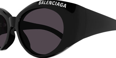 Balenciaga® BB0267S BB0267S 001 57 - Black Sunglasses