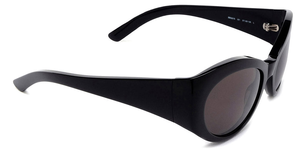 Balenciaga® BB0267S BB0267S 001 57 - Black Sunglasses