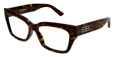 Balenciaga® BB0274O BB0274O 002 55 - Havana Eyeglasses