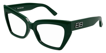 Balenciaga® BB0275O BB0275O 004 53 - Green Eyeglasses