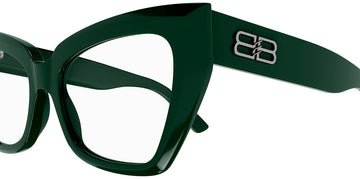 Balenciaga® BB0275O BB0275O 004 53 - Green Eyeglasses