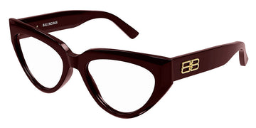 Balenciaga® BB0276O BB0276O 003 53 - Burgundy Eyeglasses