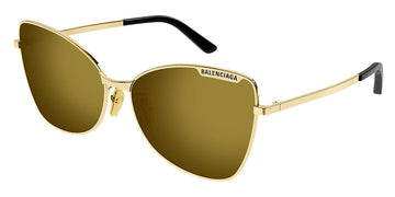 Balenciaga® BB0278S BB0278S 004 60 - Gold Sunglasses