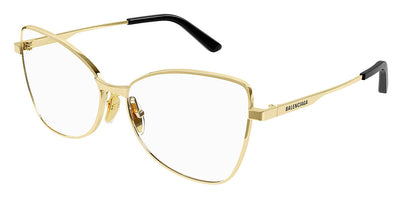 Balenciaga® BB0282O BB0282O 002 59 - Gold Eyeglasses