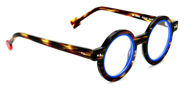 Sabine Be® Be Addict - Shiny Veined Tortoise Dark / Shiny Blue Klein Eyeglasses