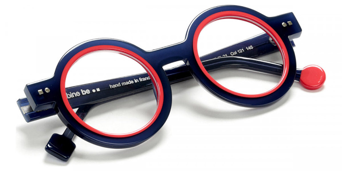 Sabine Be® Be Addict - Shiny Navy Blue / Shiny Red Eyeglasses