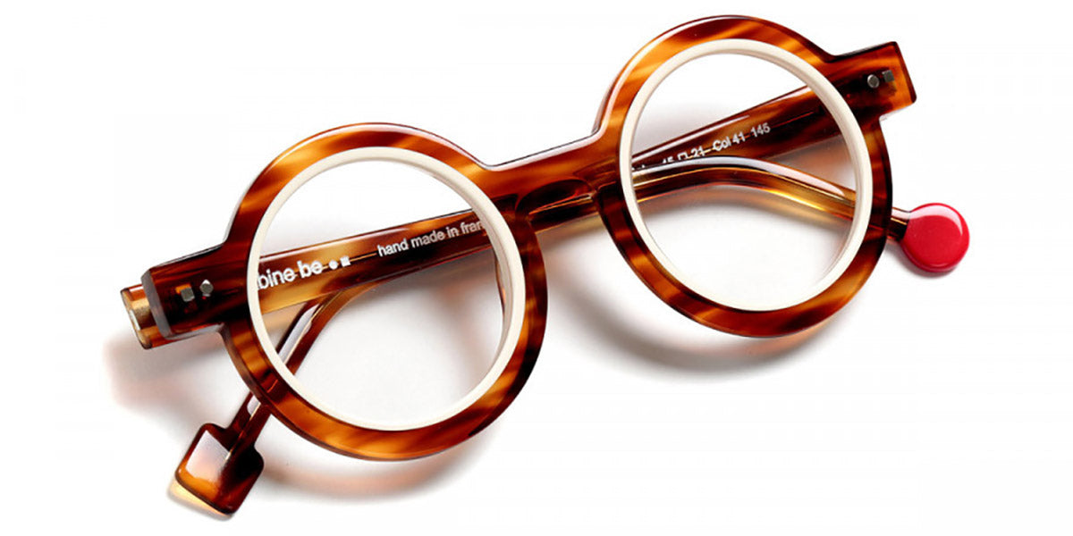 Sabine Be® Be Addict - Shiny Blonde Veined Tortoise / Shiny Ivory Eyeglasses