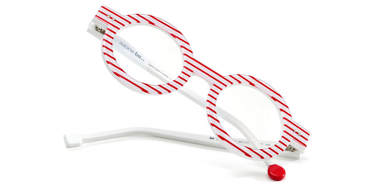 Sabine Be® Be Addict Stripe - Shiny Red Slim Stripes Eyeglasses