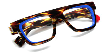 Sabine Be® Be Alive SB Be Alive 686 50 - Shiny Dark Veined Tortoiseshell / Shiny Majorelle Blue Eyeglasses