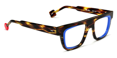 Sabine Be® Be Alive SB Be Alive 686 50 - Shiny Dark Veined Tortoiseshell / Shiny Majorelle Blue Eyeglasses