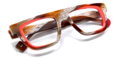 Sabine Be® Be Alive SB Be Alive 688 50 - Shiny Vintage Horn / Shiny Neon Orange Miami Eyeglasses