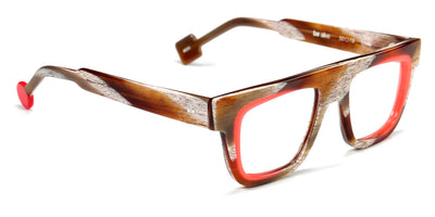 Sabine Be® Be Alive SB Be Alive 688 50 - Shiny Vintage Horn / Shiny Neon Orange Miami Eyeglasses