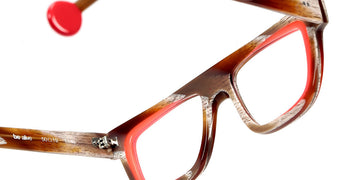 Sabine Be® Be Alive SB Be Alive 688 50 - Shiny Vintage Horn / Shiny Neon Orange Miami Eyeglasses