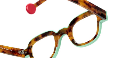 Sabine Be® Be Artist Line SB Be Artist Line 711 45 - Shiny Tortoiseshell / Shiny Turquoise Eyeglasses