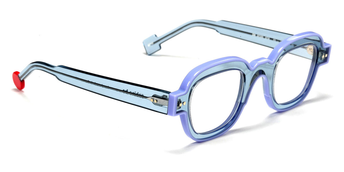 Sabine Be® Be Artist Line SB Be Artist Line 712 45 - Shiny Translucent Blue Gray / Shiny Lavender Eyeglasses