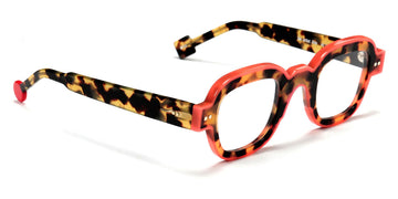 Sabine Be® Be Artist Line SB Be Artist Line 713 45 - Shiny Tokyo Tortoiseshell / Shiny Miami Neon Orange Eyeglasses