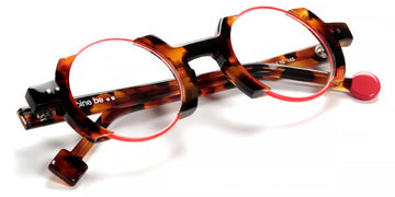 Sabine Be® Be Balloon - Shiny Fawn Tortoise / Satin Neon Orange Eyeglasses