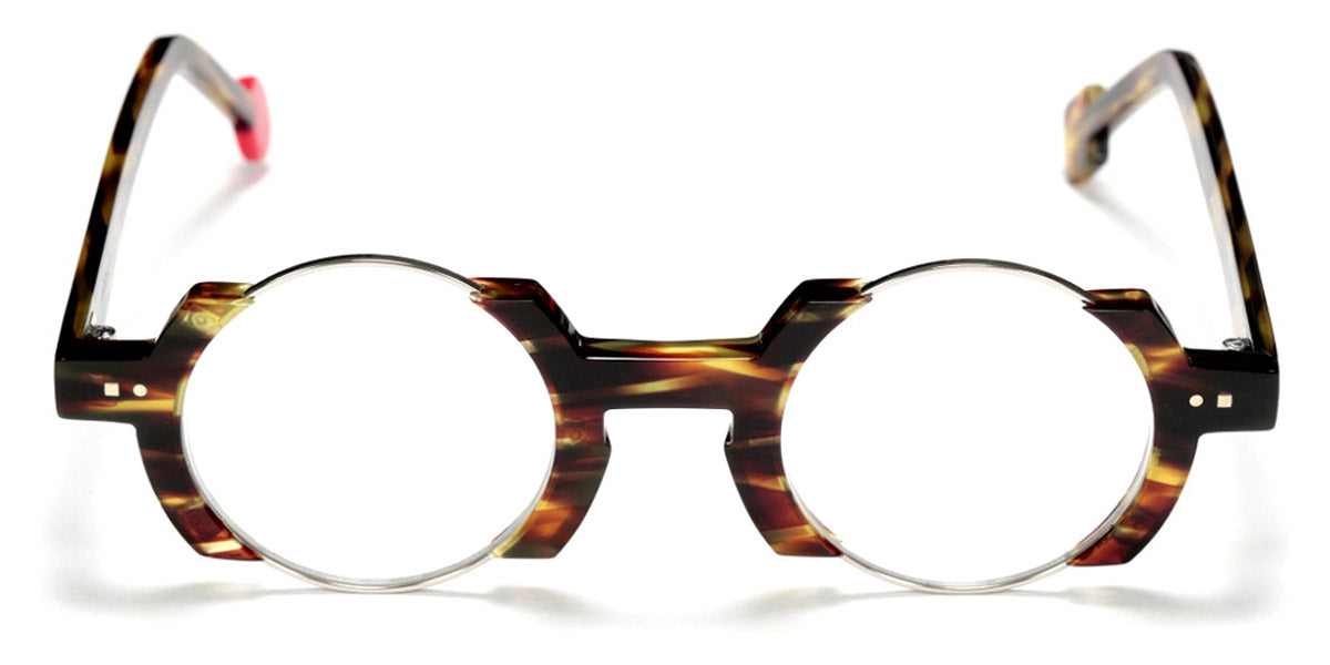 Sabine Be® Be Balloon - Shiny Veined Tortoise / Polished Palladium Eyeglasses