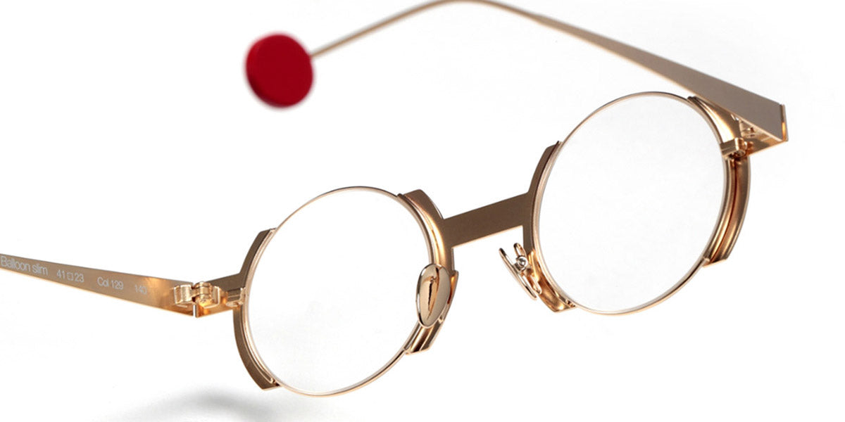 Sabine Be® Be Balloon Slim - Polished Pale Gold Eyeglasses