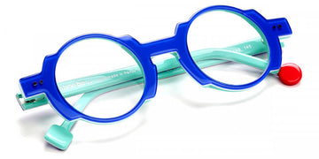 Sabine Be® Be Balloon Swell - Shiny Translucent Blue Klein / White / Shiny Turquoise Eyeglasses