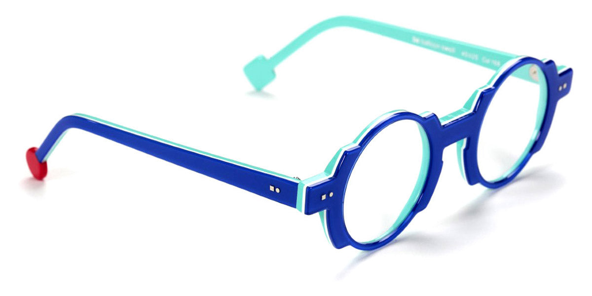 Sabine Be® Be Balloon Swell - Shiny Translucent Blue Klein / White / Shiny Turquoise Eyeglasses